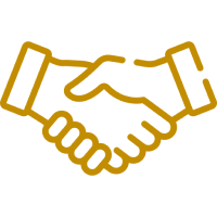 Customer-centric service and homeowner satisfaction guarantee icon.