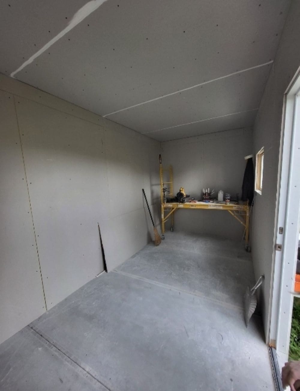 Beautifully remodeled open-concept living area - Fix-it Wright project.